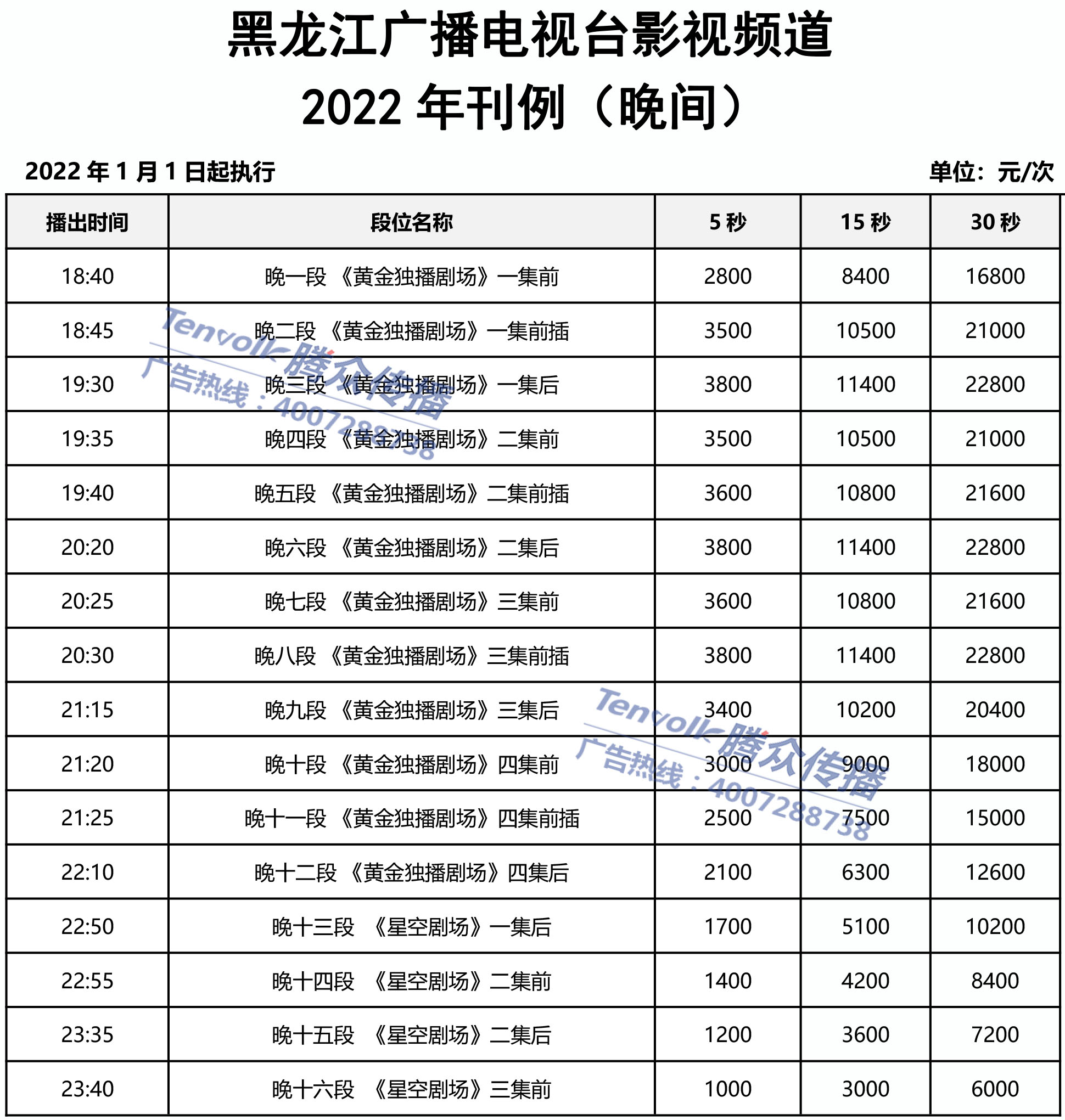 电视剧频道节目表图片